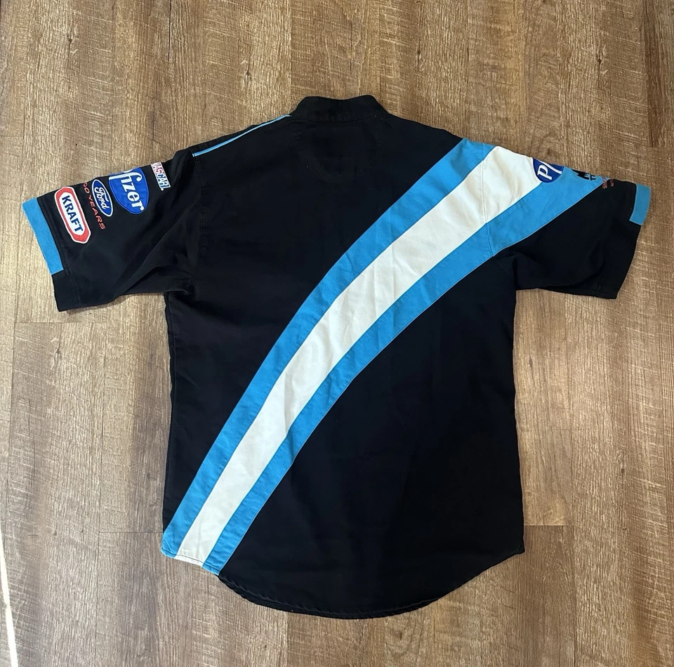 Camisa de Corrida Vintage NASCAR Pfizer - Mark Martin/Roush Racing Tamanho Médio - Imagem 2 de 4