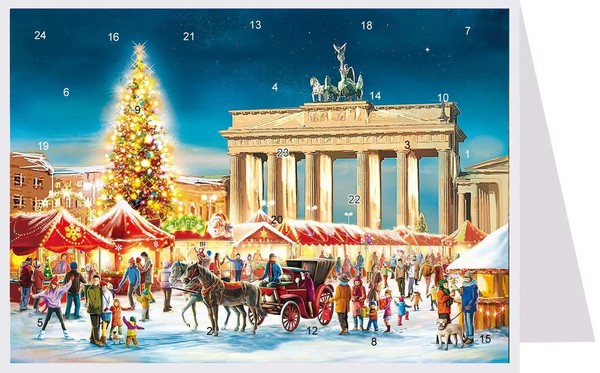 M. Haduk | Postkarten-Adventskalender Berlin | Kalender | Deutsch-image