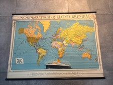 Karte Norddeutscher Lloyd Bremen