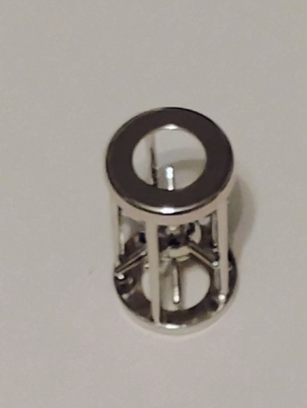 Metal  Satellite In A Cage Puzzle.  Brain Teaser