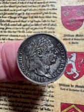 1817 King George III Sixpence Great Condition 2.74g Sterling Silver, S3791