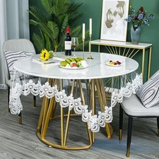 Plastic PVC Transparent Tablecloth Table Mat Table Protective Coffee Table Cover