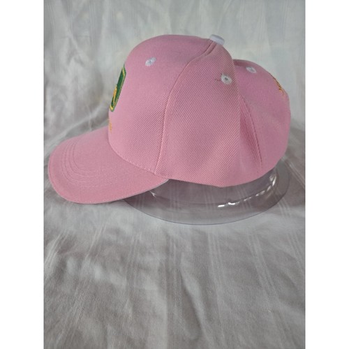 John Deere Tractors Embroidered Logo Pink Adjustable Strapback Hat Cap - NWT NEW - Afbeelding 2 van 6