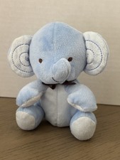 Fisher Price Mattel Blue Elephant Plush Stuffed Animal 95660 Baby Toy 2013