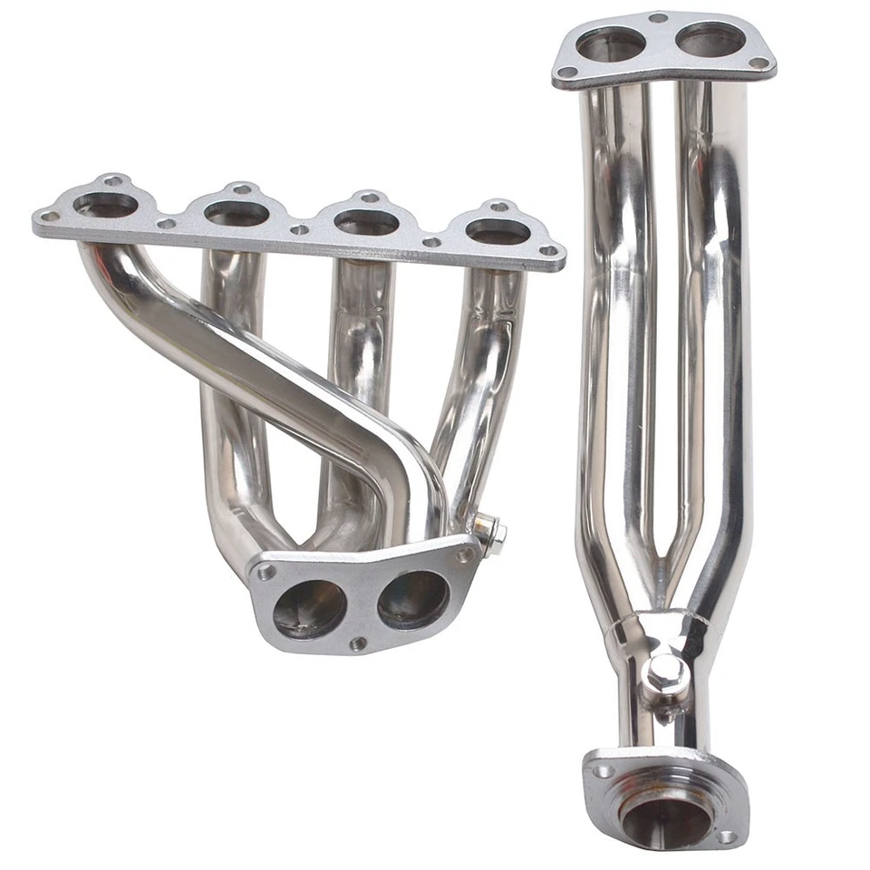 Stainless Headers For 1988-2000 Honda Civic D15 D16 D-Series EJ/EG/EH/EK 4-2-1 - Image 2 of 4
