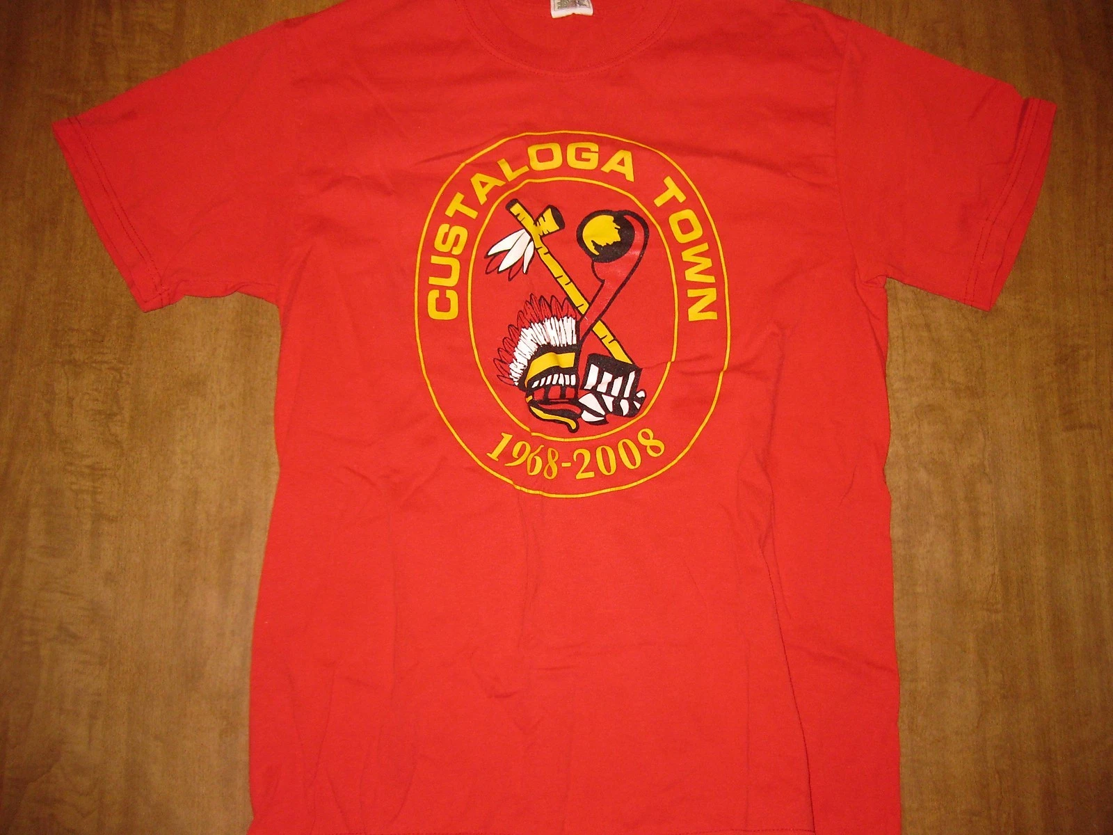 CUSTALOGA TOWN Boy Scout Reservation BSA med T shirt camp logo Pennsylvania 2008