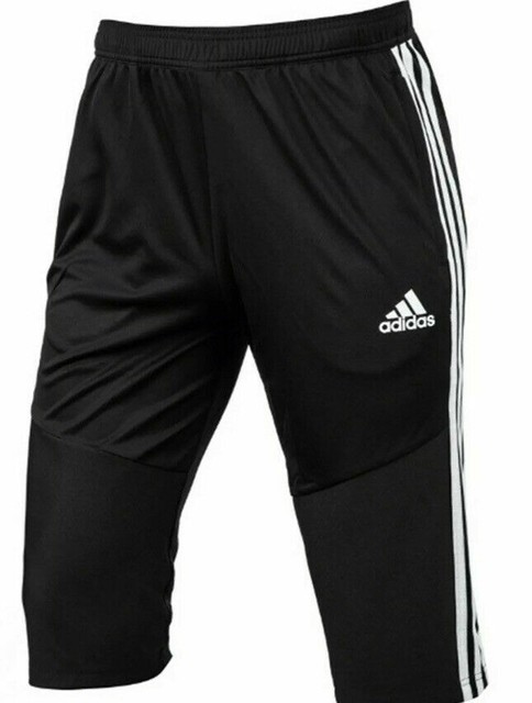 Pants Black Capri Running Jogger D95948 