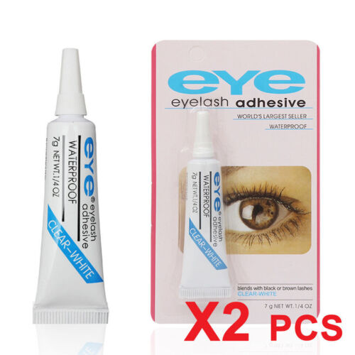 EYE Waterproof Clear White False Adhesive Eye Lash Glue Fake Eyelashes Makeup - Picture 13 of 15