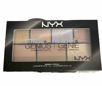 NYX Strobe Of Genius Illuminating Highlighters Palette STGP01