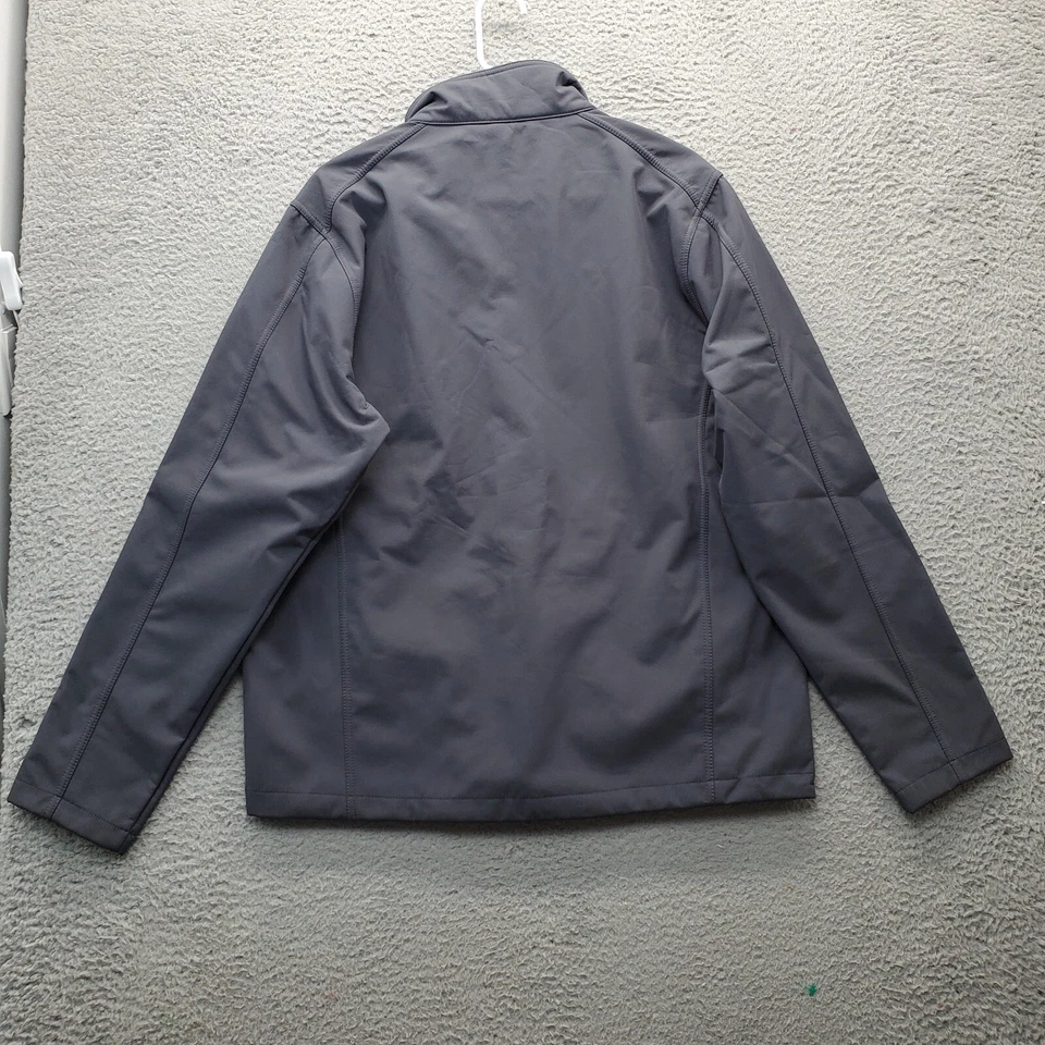 Port Authority Solidia Employee Jacket Mens Large Gray Fleece Lined Full Zipper - Image 2 of 4