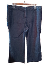New York  Co. Size 12 Petite Dark Gray Dress Pants Wide Legs