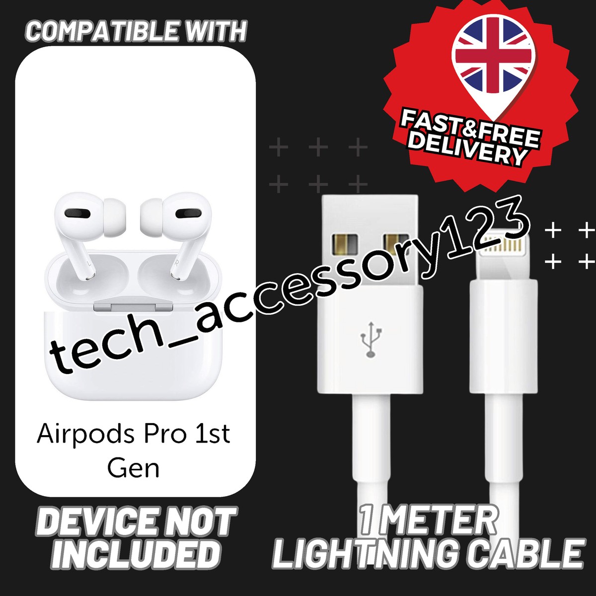 Lightning Cable Do Airpods Pro Come With A Charger Pro Charger Do - Main Image