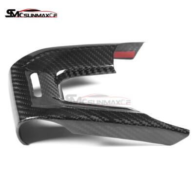 Carbon Fiber Car Steering Wheel Trim Cover Sticker For Lamborghini URUS 2018 UP