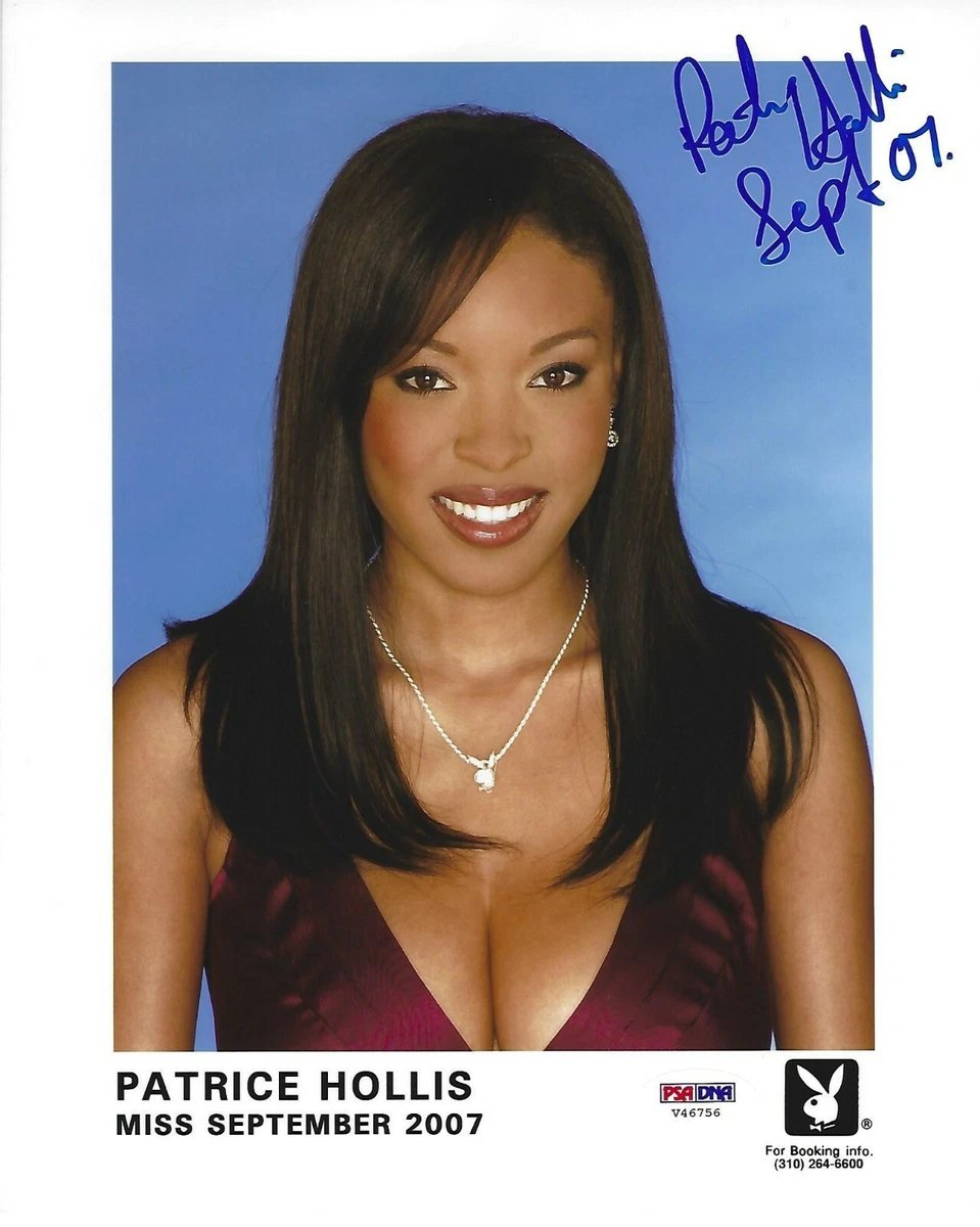 Patrice Hollis Signed Playboy 8x10 Photo PSADNA COA Official Playmate  Headshot | eBay