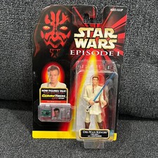 star wars episode 1 action figure Obi-Wan Kenobi With Lightsaber