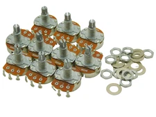 10 Pc. B500K Full Size 18MM Guitar Bass Tone Control Pot Potentiometer