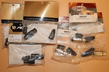 6 assorted premium brand 3-pin female XLR connectors in bags. Neutrik  Peavey