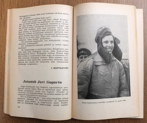 1961 Soviet Russian Space Program GAGARIN FLIGHT VOSTOK Book Estonian - Picture 7 of 10