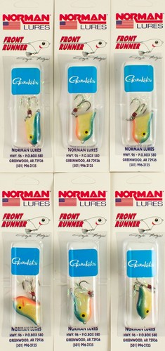(LOT OF 6) BILL NORMAN FRONT RUNNER FRT-1.0-152-1" PEARL BLUE I6303