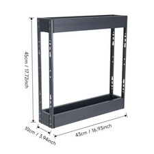 Width 100mm-250mm Pull Out Aluminum Basket Kitchen Larder Drawer Storage Unit UK