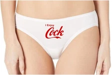 Coca Cola Coke Parody Funny Slut Christmas Party Cosplay Glow In Dark Thong