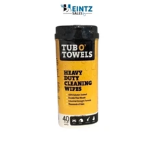 Tub O Towels TW40 Heavy-Duty 7"x8" Size Multi-Surface Cleaning Wipes, 40 ct