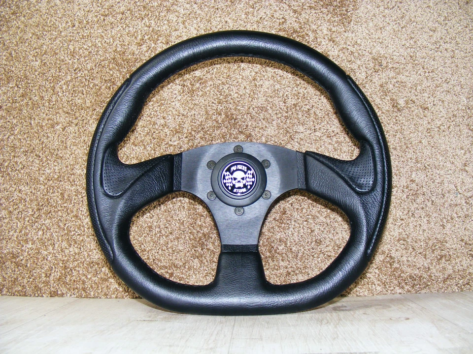 Motorsport Lenkrad Sportlenkrad 330mm Nabe Mercedes W201 W124 W126 W129 W463 G - Bild 3 von 4