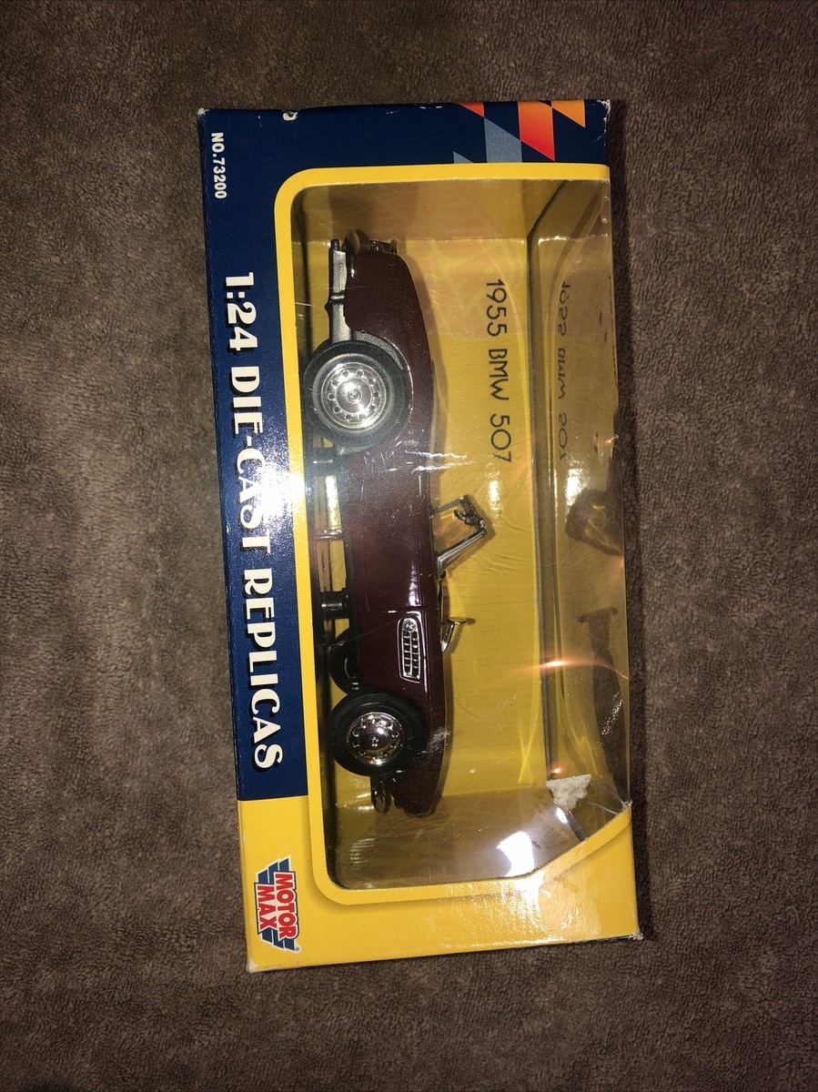 Motor Max BMW 507 Roadster #525 Rouge 1955 BMW MUSÉE 1/24