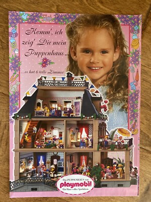 廃盤 Playmobil 5316 ミニチュア　書斎　ドールハウス New Rare Playmobil Victorian Pink Poster Dollhouse Doll Set Promo