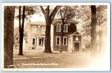 Bellevue Michigan MI Postcard RPPC Photo View Of Masonic Home 1950 Vintage