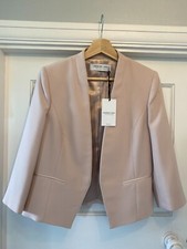 Bnwt Jacques Vert Size 10 Pale Pink Naomi Edge To Edge Jacket