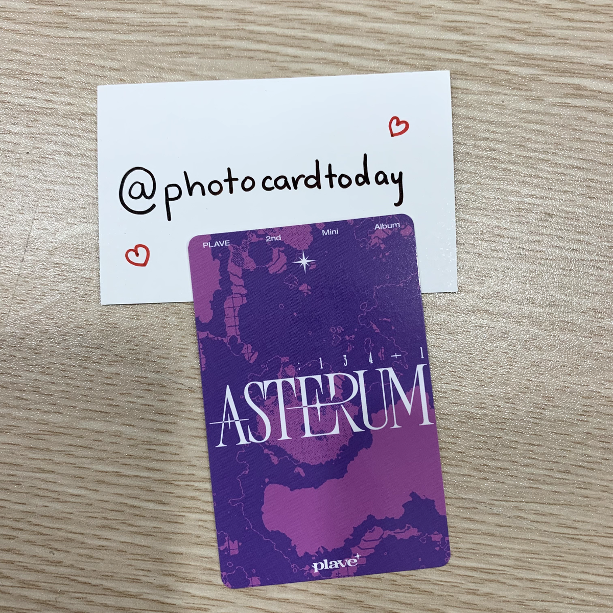 PLAVE - “ASTERUM 134-1” ALBUM PHOTOCARD MINI CD POCA ALBUM VER