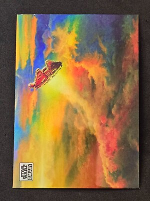2024 Topps Star Wars Galaxy, Refractor, Falcon Rising, # 93