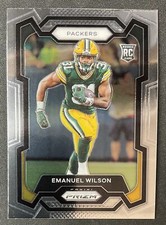 2023 Panini Prizm #335 Emanuel Wilson Green Bay Packers RC