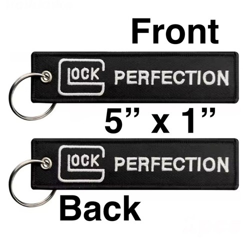 Glock Perfection Logo 5” KeyChain Firearm Shot Show 2025 Key Tag Chain ...