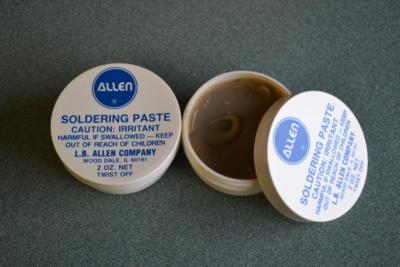 ALLEN SOLDERING PASTE FLUX 2oz. EACH NOS!! Three (3) 2 oz. TUBS | eBay