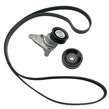 Serpentine Belt Tensioner Pulley Kit for Chevy Silverado GMC Sierra Hummer H2