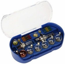 30pc Travel Emergency Spare Bulb Fuse Kit Box Citroen Saxo 1996-2004