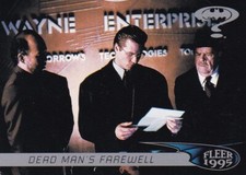 1995 Fleer Batman Forever #49 Dead Man's Farewell