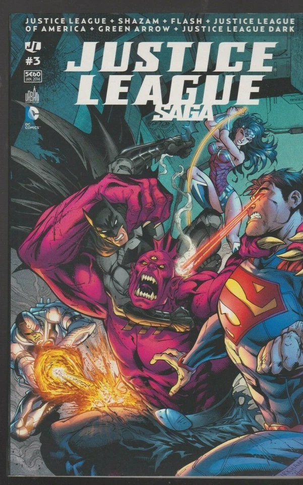 JUSTICE LEAGUE SAGA N° 3 DC Comics URBAN janvier 2014 - Photo 1/1
