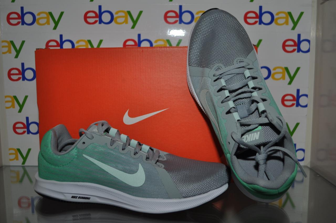 Nike Women's Downshifter 8 Running Shoes 908994 003 Green/Gray/White NIB  See Szs | eBay