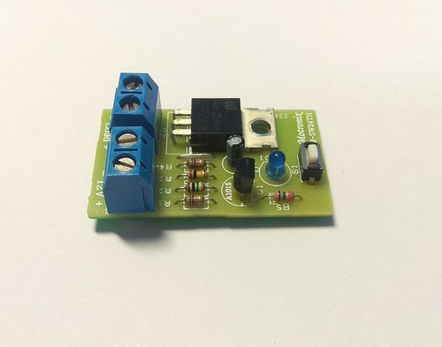 ON/OFF 5-12Vdc Simple Electronic Switch for DC Load M-SW24 DIY KIT - Picture 9 of 10