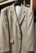 New 43R Oscar De LA Renta Wool Silk textured mens Blazer Jacket Sz XL