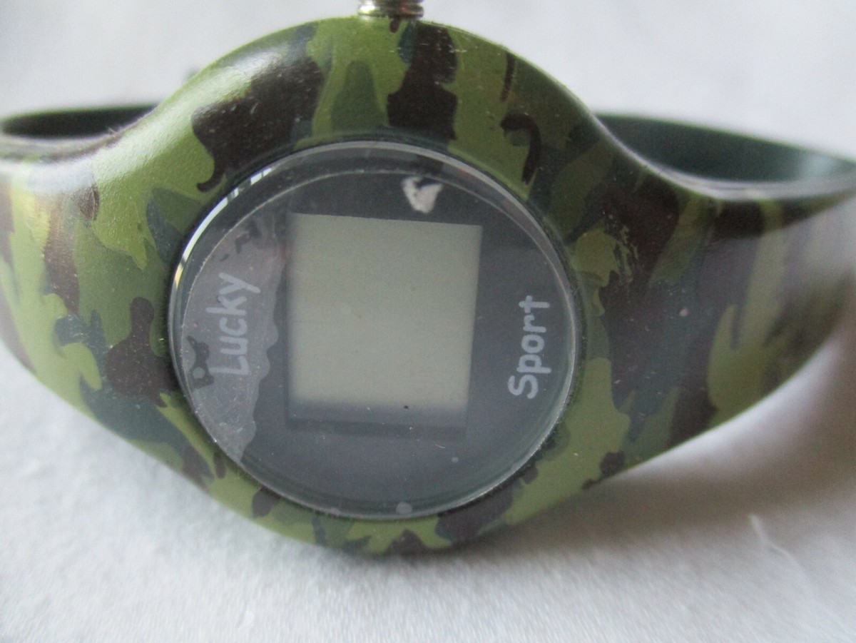 Lucky Digital Wristwatch with a Buckle Band | eBay