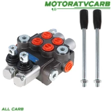 ALL-CARB Hydraulic Monoblock Control Valve 2 Spool 11 GPM+Conversion Plug