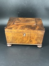 Antique Walnut Sewing Work Box 
