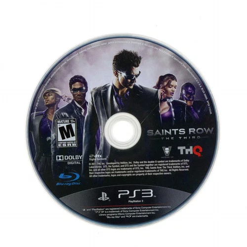 Saints Row: The Third Sony PlayStation 3 PS3 Video Game Deep Silver - DISC ONLY