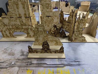 MDF PipeLine Warhammer 40k 11th ed Neu UKTC ITC Legal Tournament Terrain Wargame