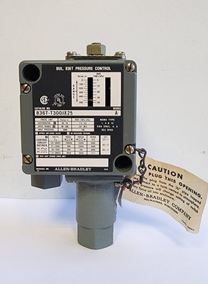 #ad Allen Bradley Pressure Switch 836T T300JX25 ser A 40 550 PSI 5000 PSI Max NEW $399.00
