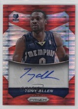 2014-15 Panini Prizm Auto Red Pulsar Prizm 35/99 Tony Allen #16 Auto 0h5x